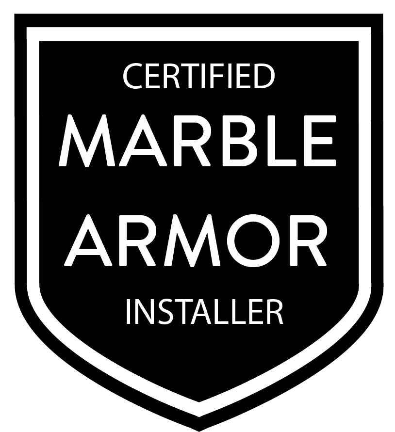 Certified Marble Armor Installer badge
